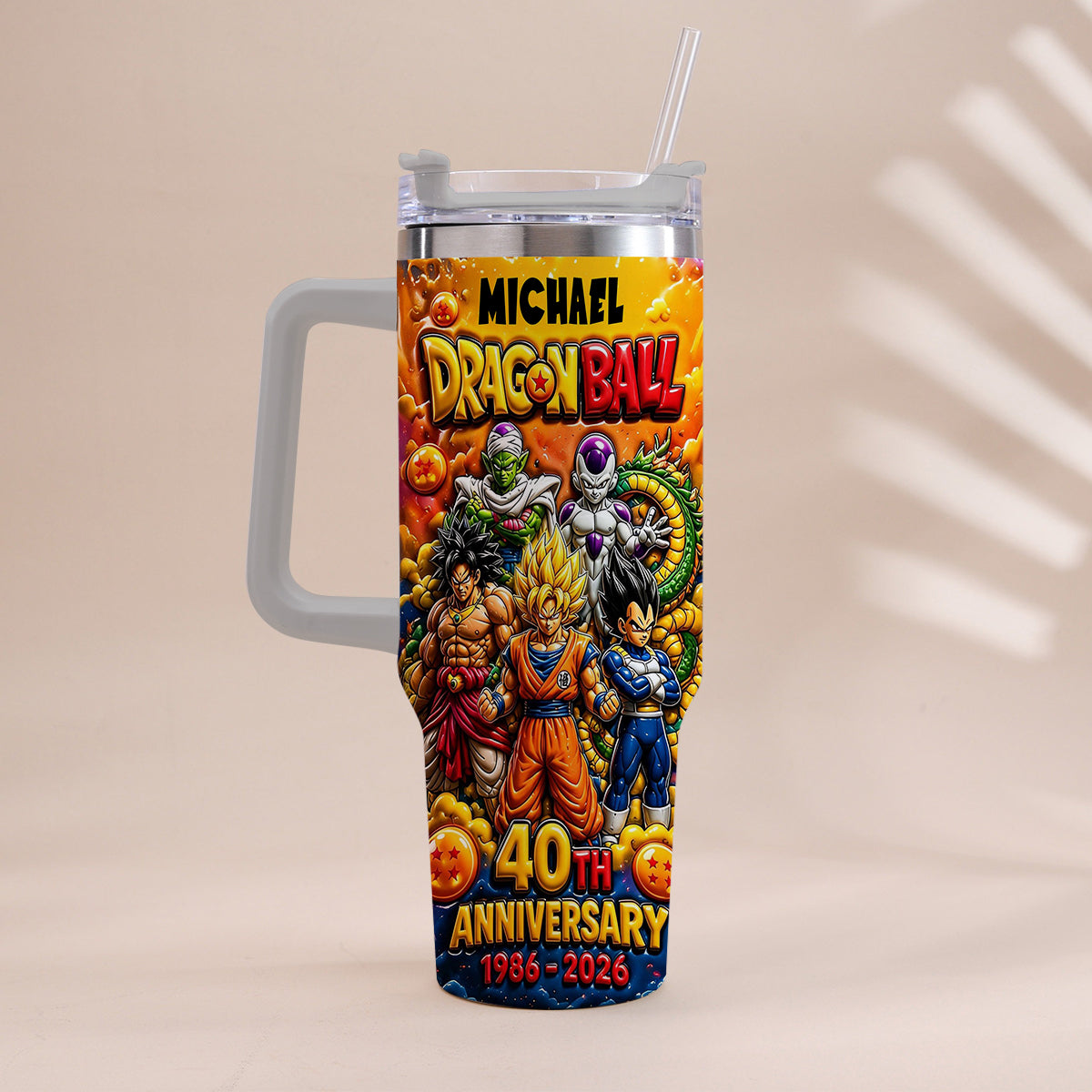 Best Memories - Personalized Seven Balls Tumbler With Handle