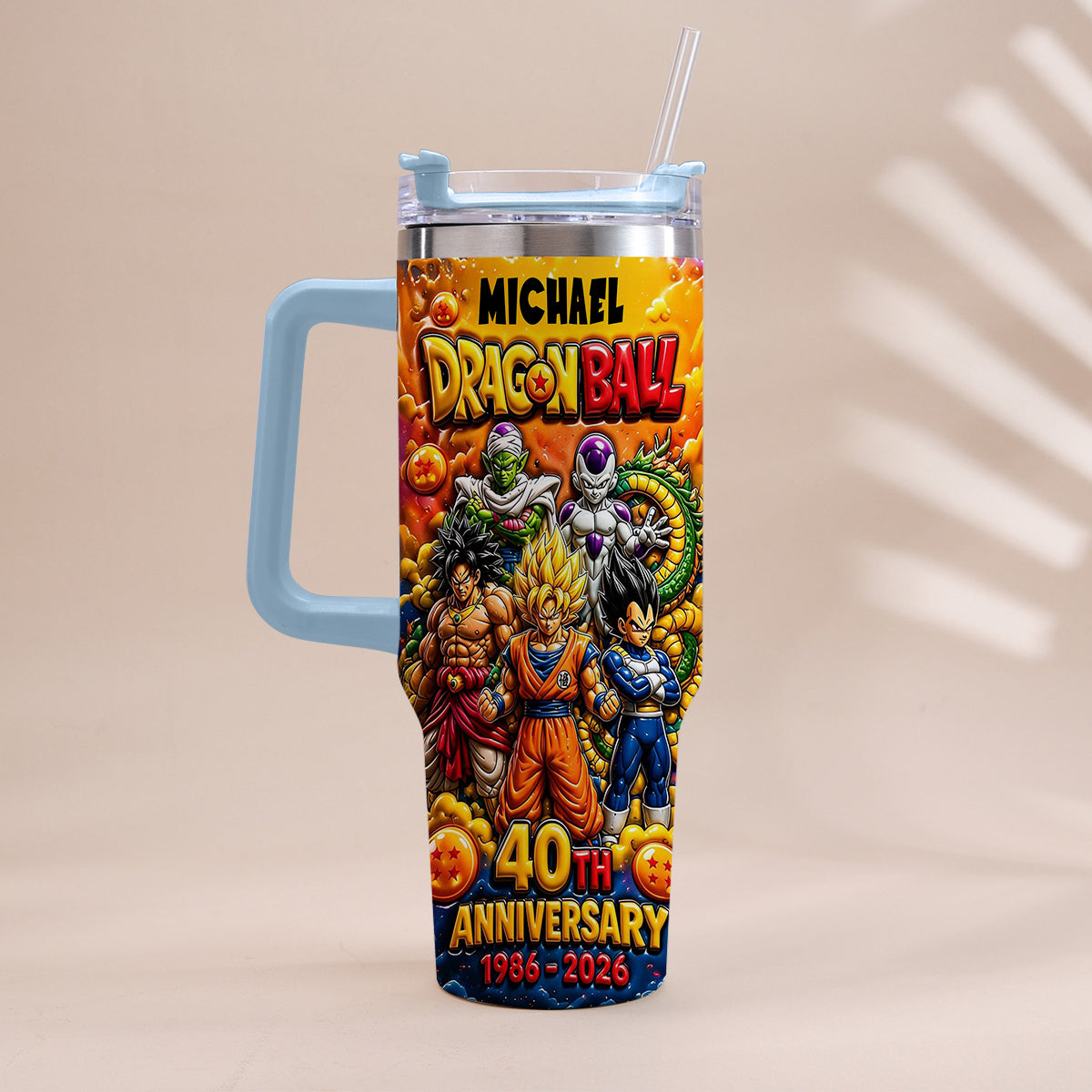 Best Memories - Personalized Seven Balls Tumbler With Handle