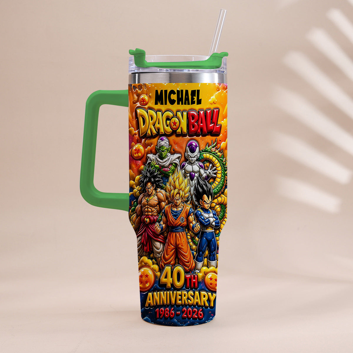 Best Memories - Personalized Seven Balls Tumbler With Handle