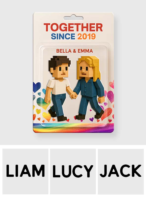 Together Since - Personalized LGBT Support Custom Shaped Acrylic Plaque