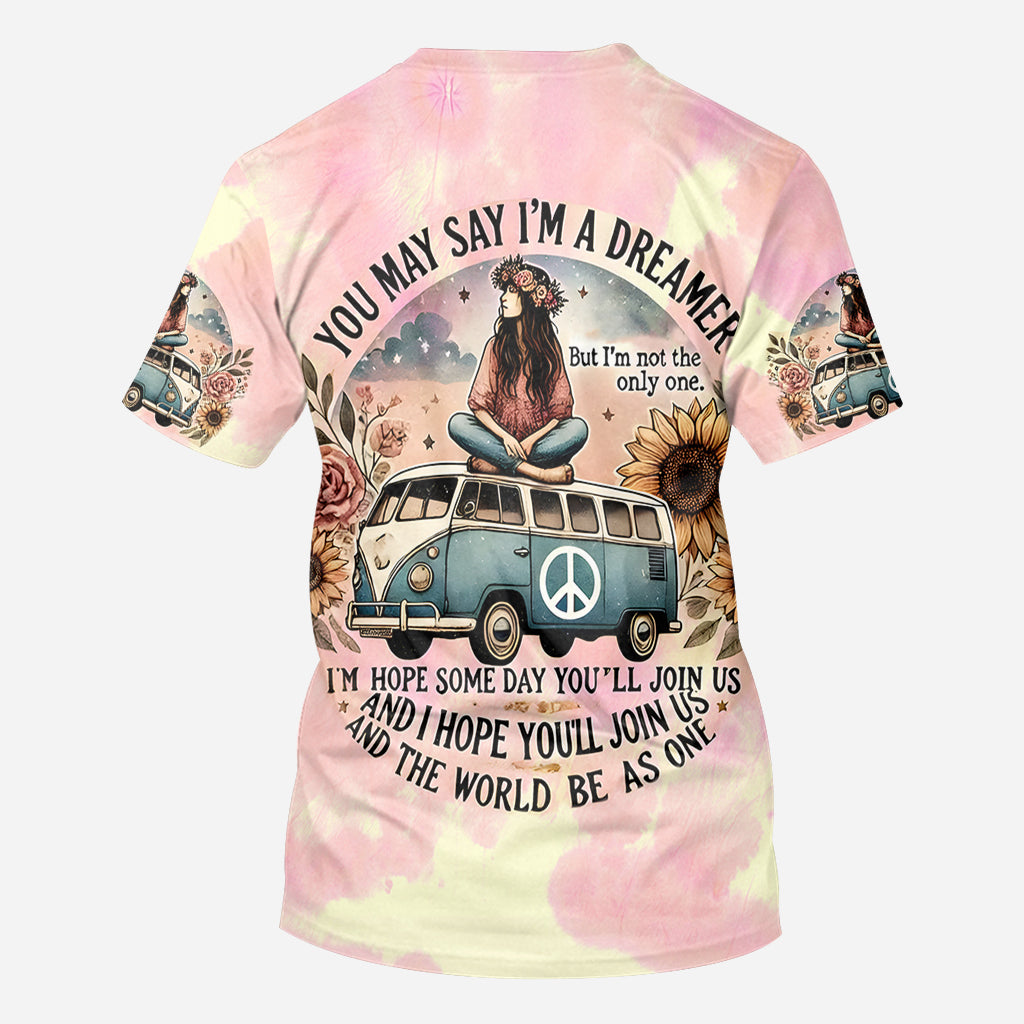 Dreamer - Personalized Hippie All Over Shirt