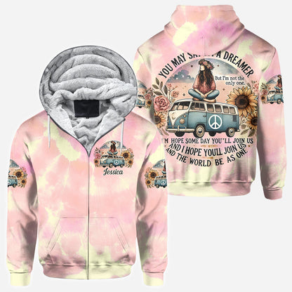 Dreamer - Personalized Hippie All Over Shirt