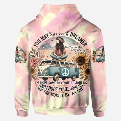 Dreamer - Personalized Hippie All Over Shirt