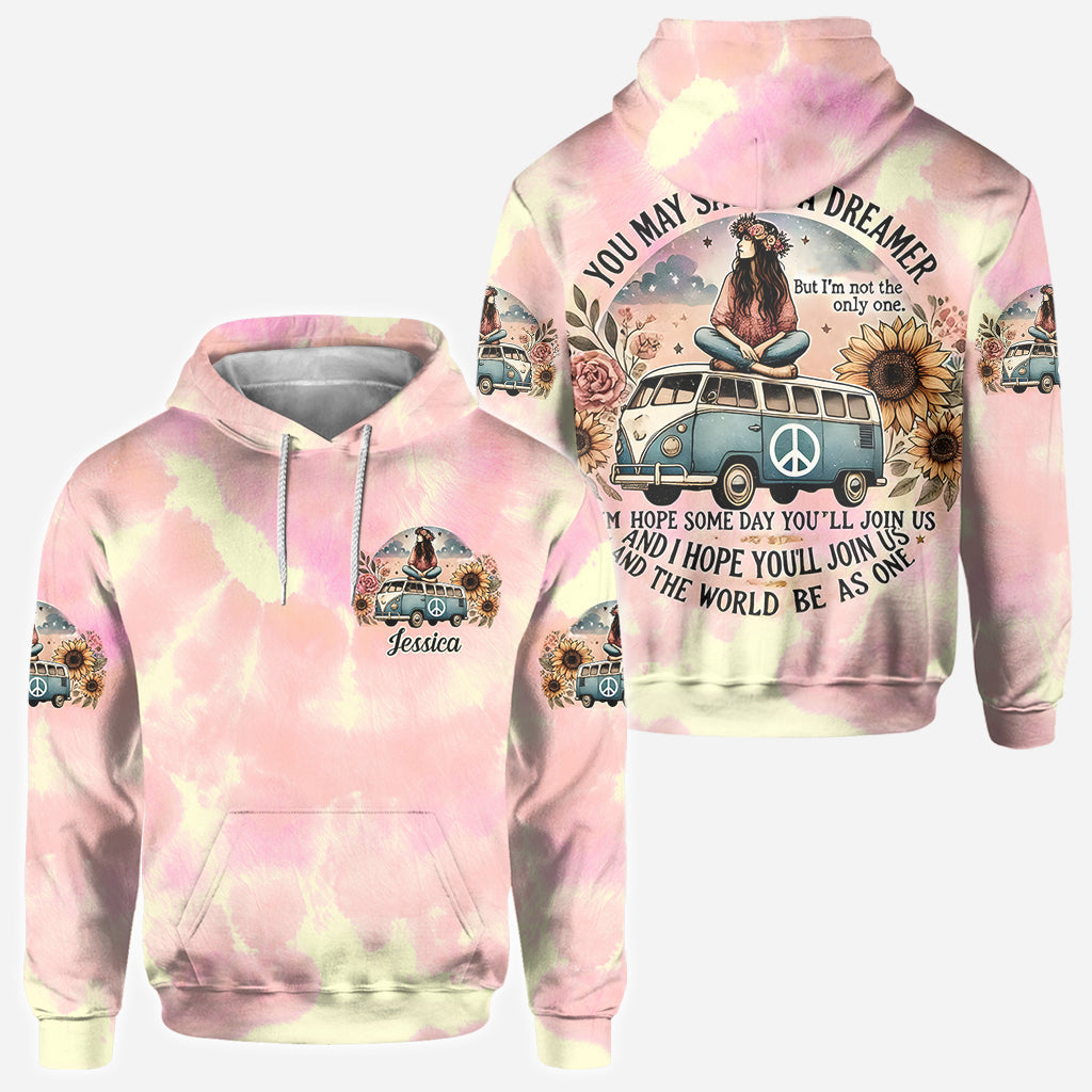 Dreamer - Personalized Hippie All Over Shirt