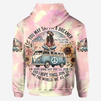 Dreamer - Personalized Hippie All Over Shirt