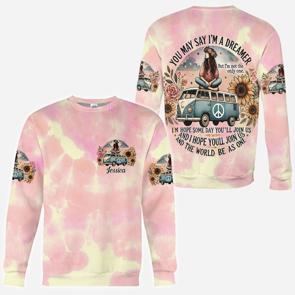 Dreamer - Personalized Hippie All Over Shirt