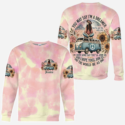 Dreamer - Personalized Hippie All Over Shirt
