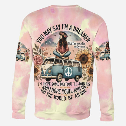 Dreamer - Personalized Hippie All Over Shirt