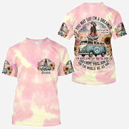 Dreamer - Personalized Hippie All Over Shirt