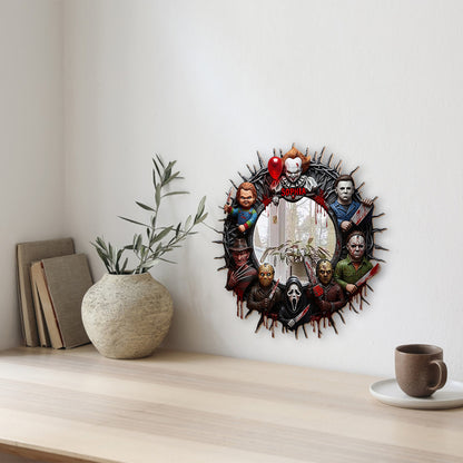 Spooky Halloween - Personalized Horror Character Wall Hanging Mirror