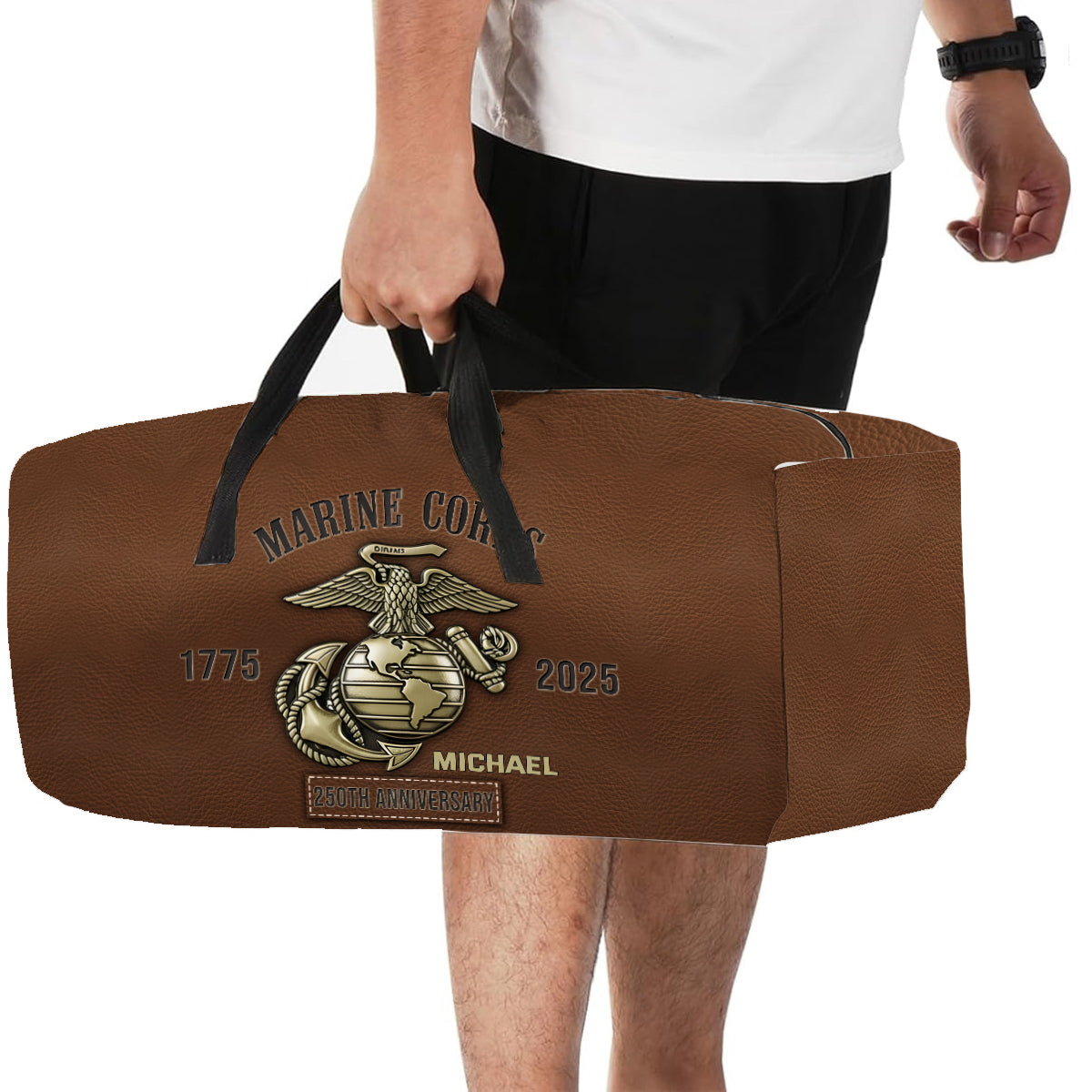 Proud Veteran - Personalized Veteran Duffle Bag