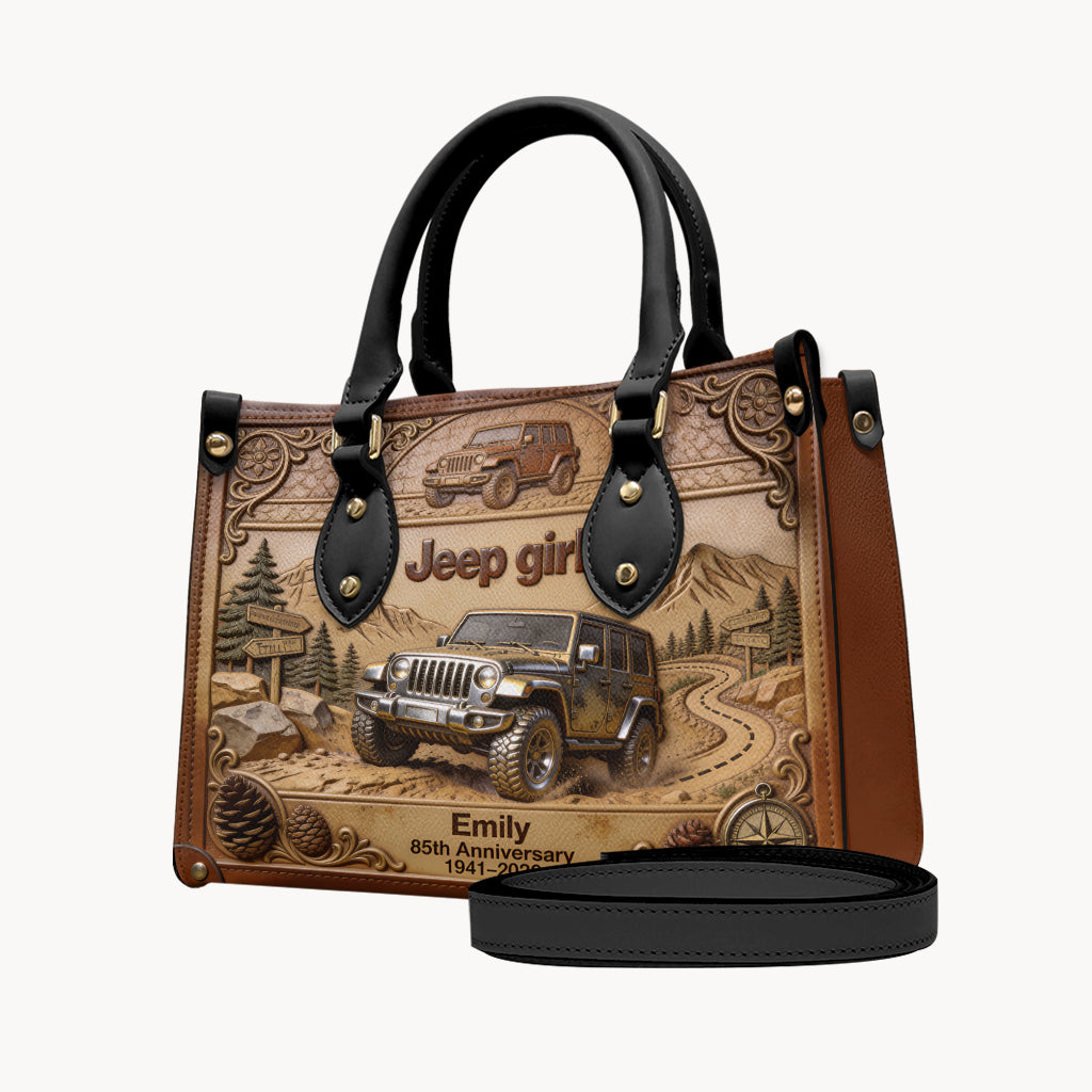 85th Anniversary - Personalized Car Leather Handbag