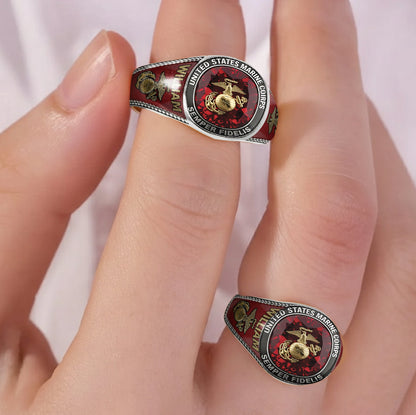 Duty & Honor - Personalized Veteran Signet Ring