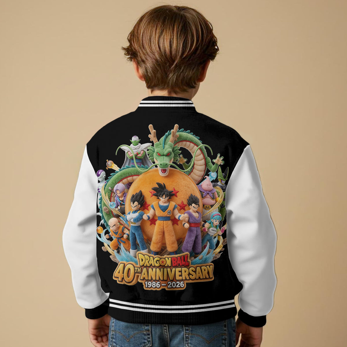 Anniversary - Personalized Seven Balls Varsity Jacket