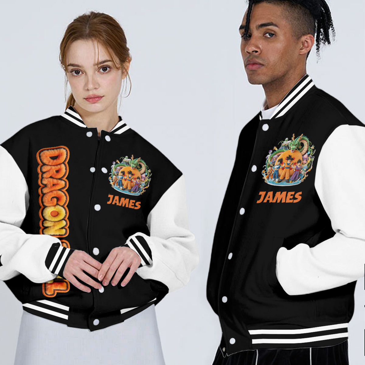 Anniversary - Personalized Seven Balls Varsity Jacket