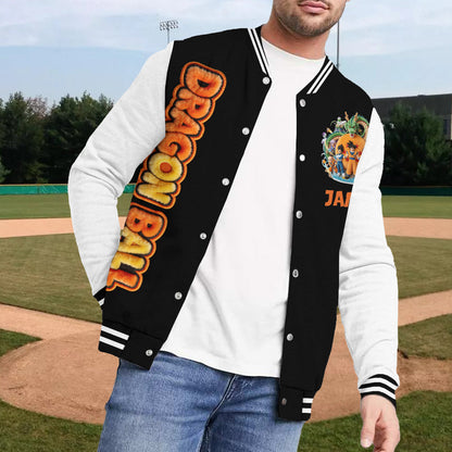 Anniversary - Personalized Seven Balls Varsity Jacket