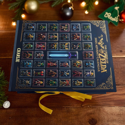 World Of Legends - Personalized The Hero's Legend Folded Advent Calendar With Ornaments