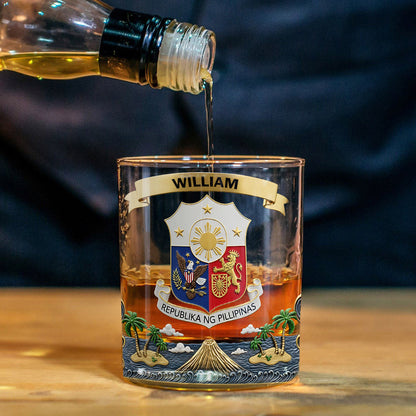 Proud Philippines - Personalized Expats Whiskey Glass