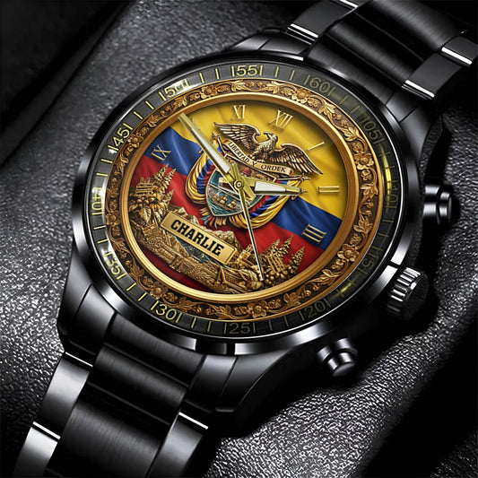 Proud Colombian - Personalized Expats Hand Watch