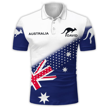 Happy Australia National Day - Personalized Expats Polo Shirt