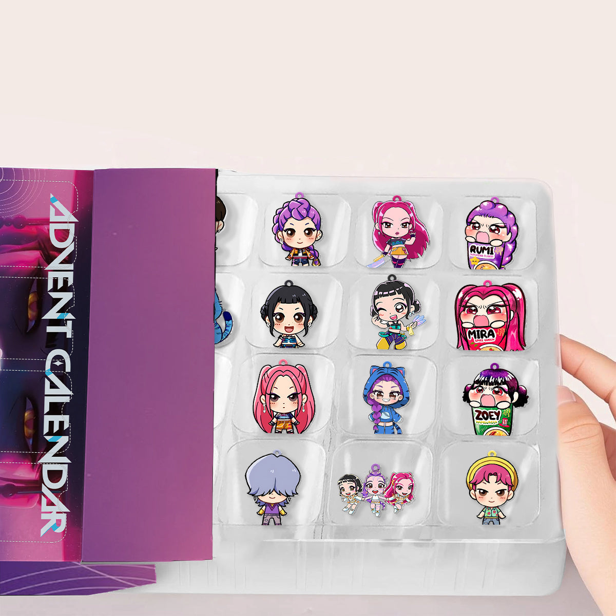 Kpop Demon Hunt - Personalized Kpop Advent Calendar With Ornaments