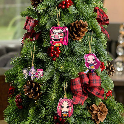 Kpop Demon Hunt - Personalized Kpop Advent Calendar With Ornaments