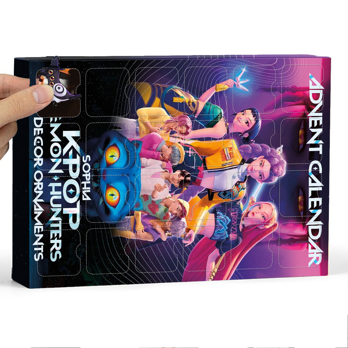 Kpop Demon Hunt - Personalized Kpop Advent Calendar With Ornaments