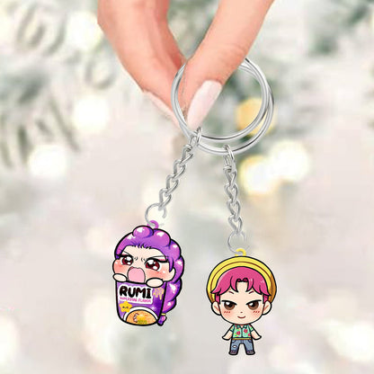 Kpop Demon Hunt - Personalized Kpop Advent Calendar With Ornaments