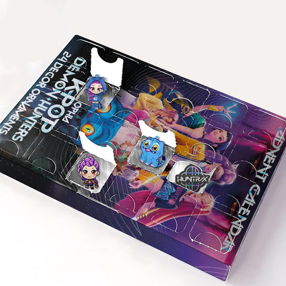 Kpop Demon Hunt - Personalized Kpop Advent Calendar With Ornaments