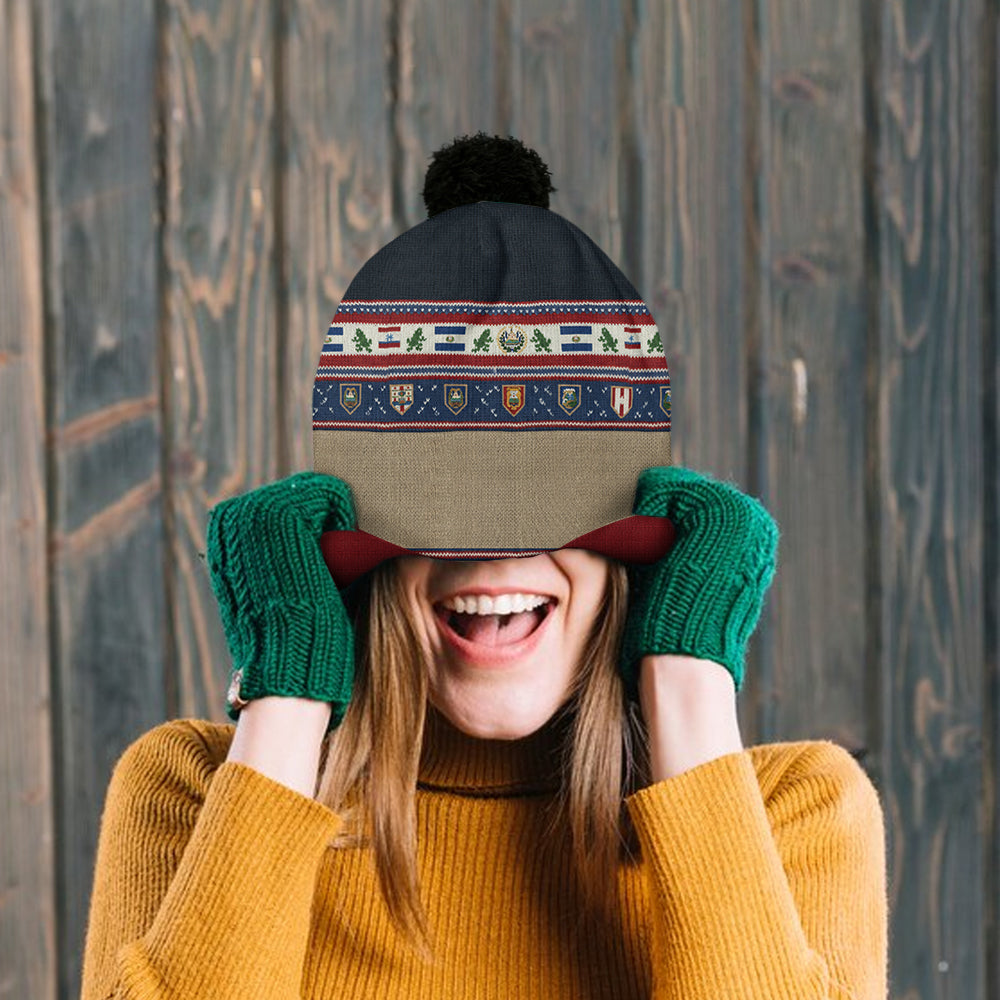 Proud El Salvador - Personalized Expats Beanie Hat