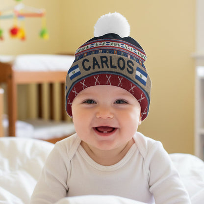 Proud El Salvador - Personalized Expats Beanie Hat