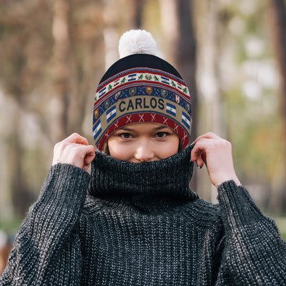 Proud El Salvador - Personalized Expats Beanie Hat