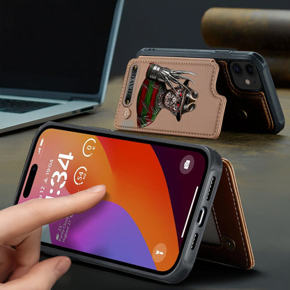 Scary Halloween - Personalized Horror Character Wallet Phone Case