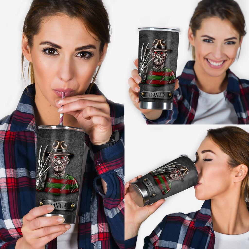 Scary Halloween - Personalized Horror Character Tumbler
