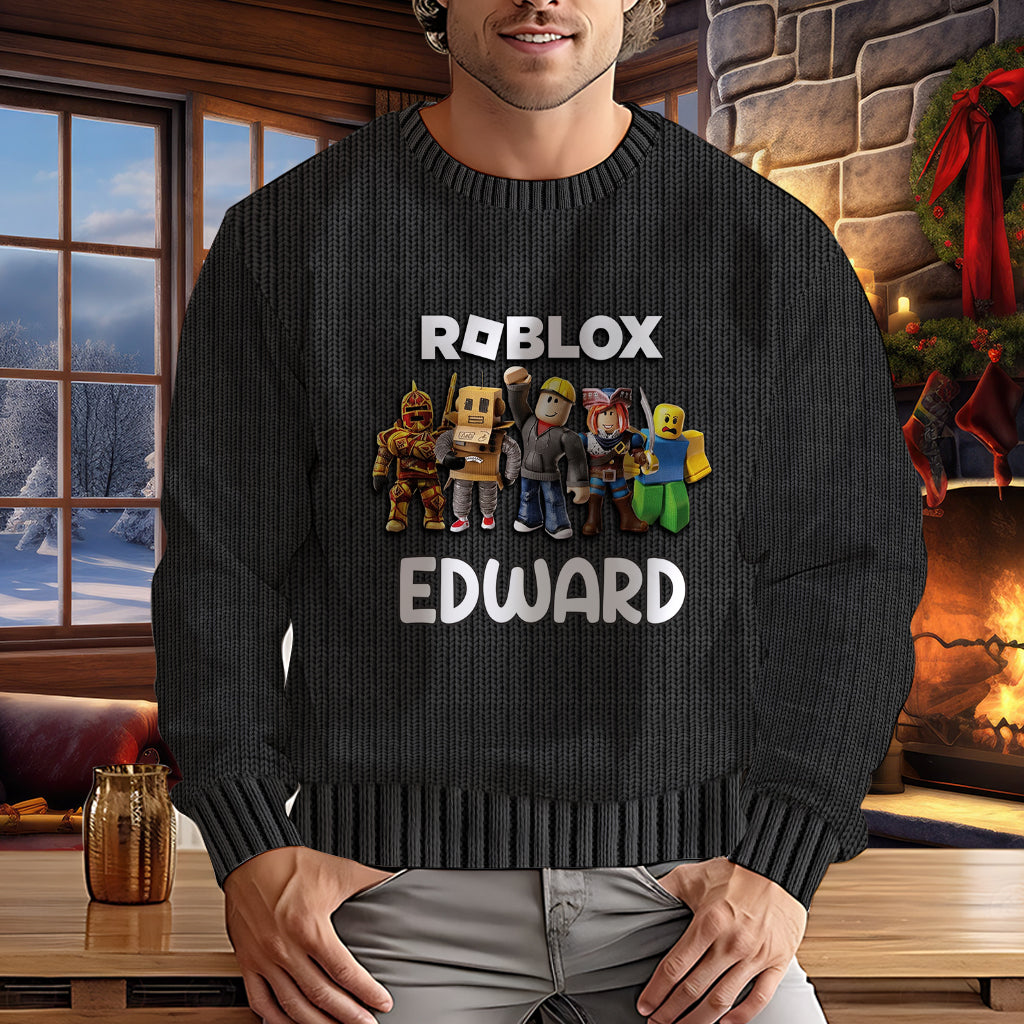 Role Play Game - Personalized 3D Gaming Ugly Sweater