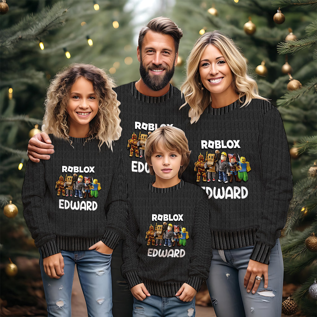 Role Play Game - Personalized 3D Gaming Ugly Sweater