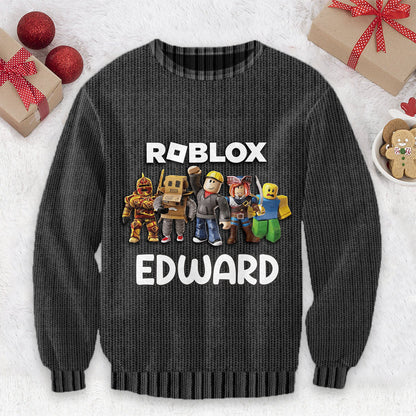 Role Play Game - Personalized 3D Gaming Ugly Sweater
