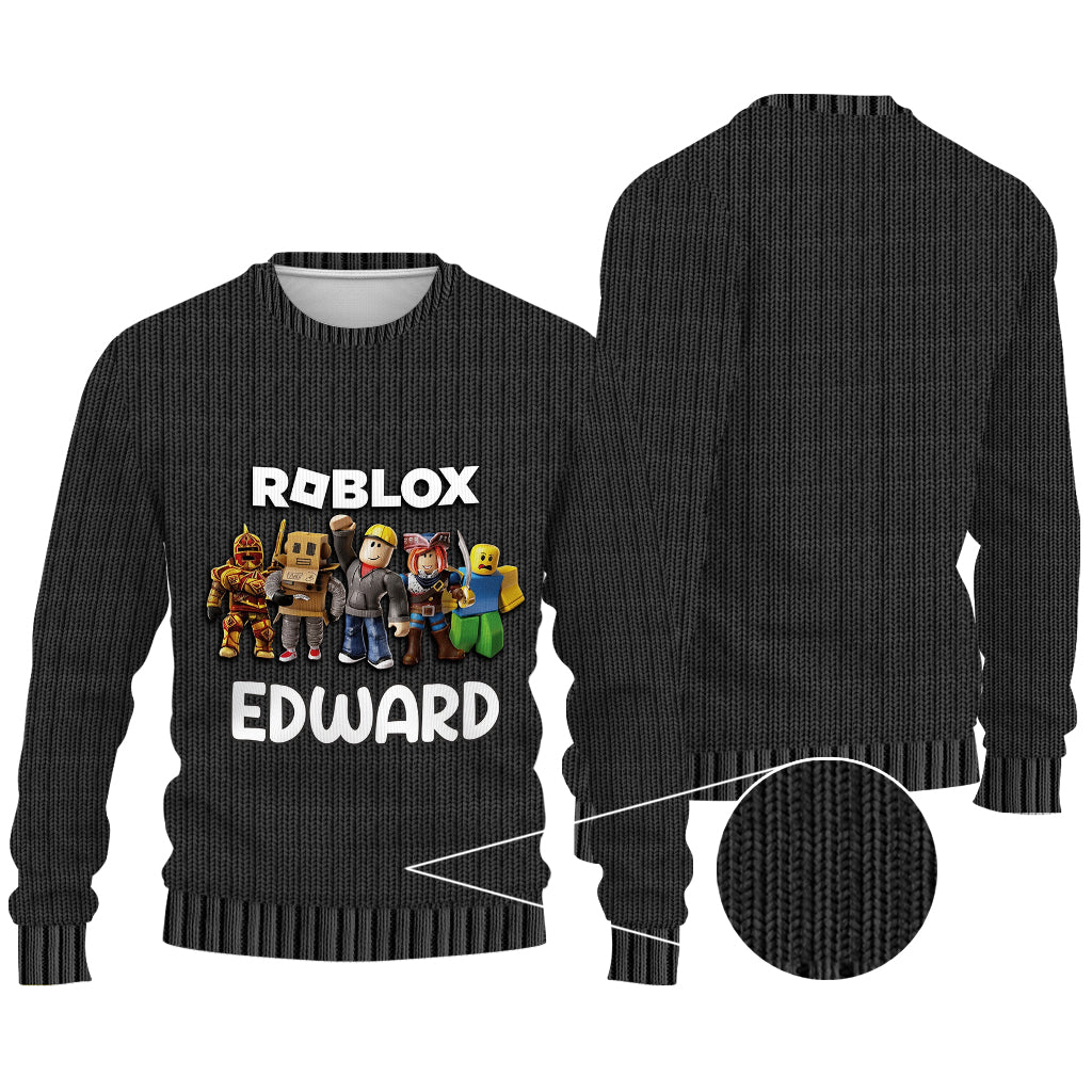 Role Play Game - Personalized 3D Gaming Ugly Sweater