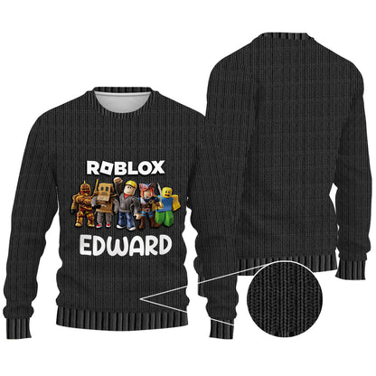 Role Play Game - Personalized 3D Gaming Ugly Sweater