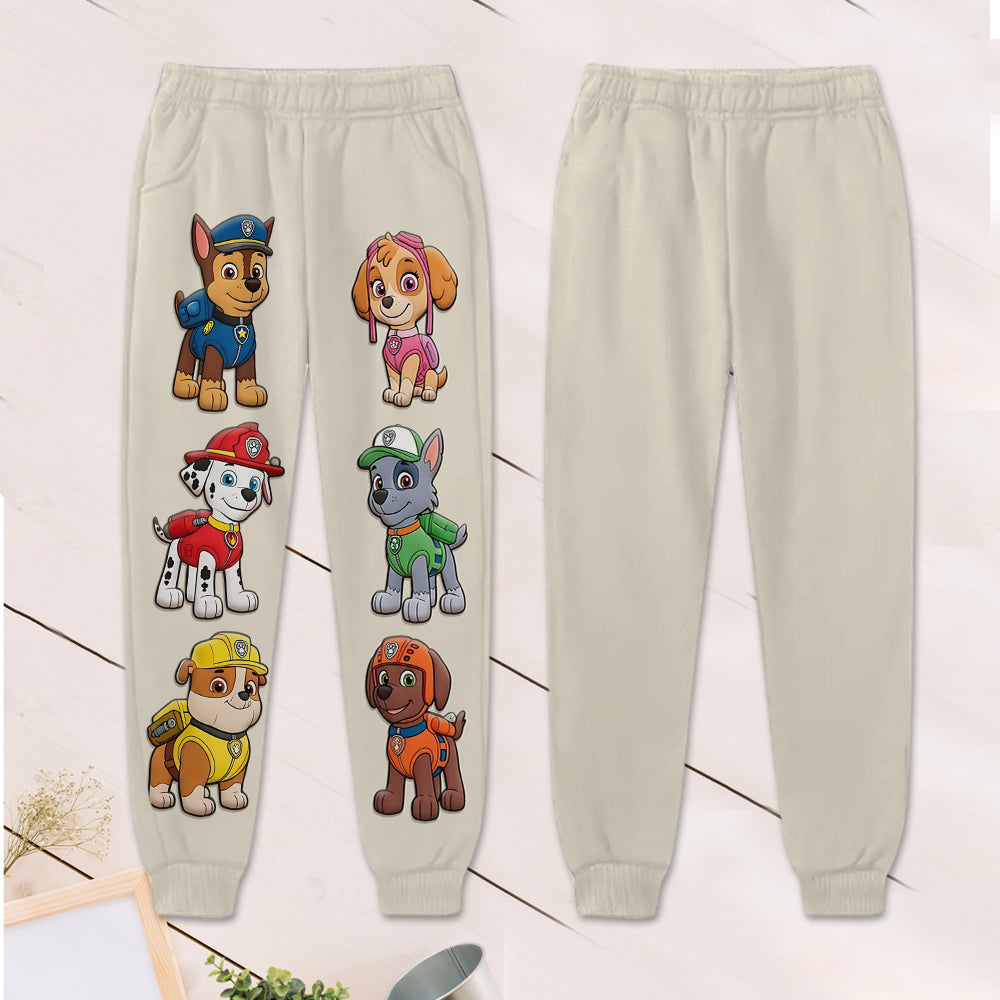 Puppy Rescue Crew - Personalized Paw Patrol Kid Hoodie & Kid Jogger Sweatpants