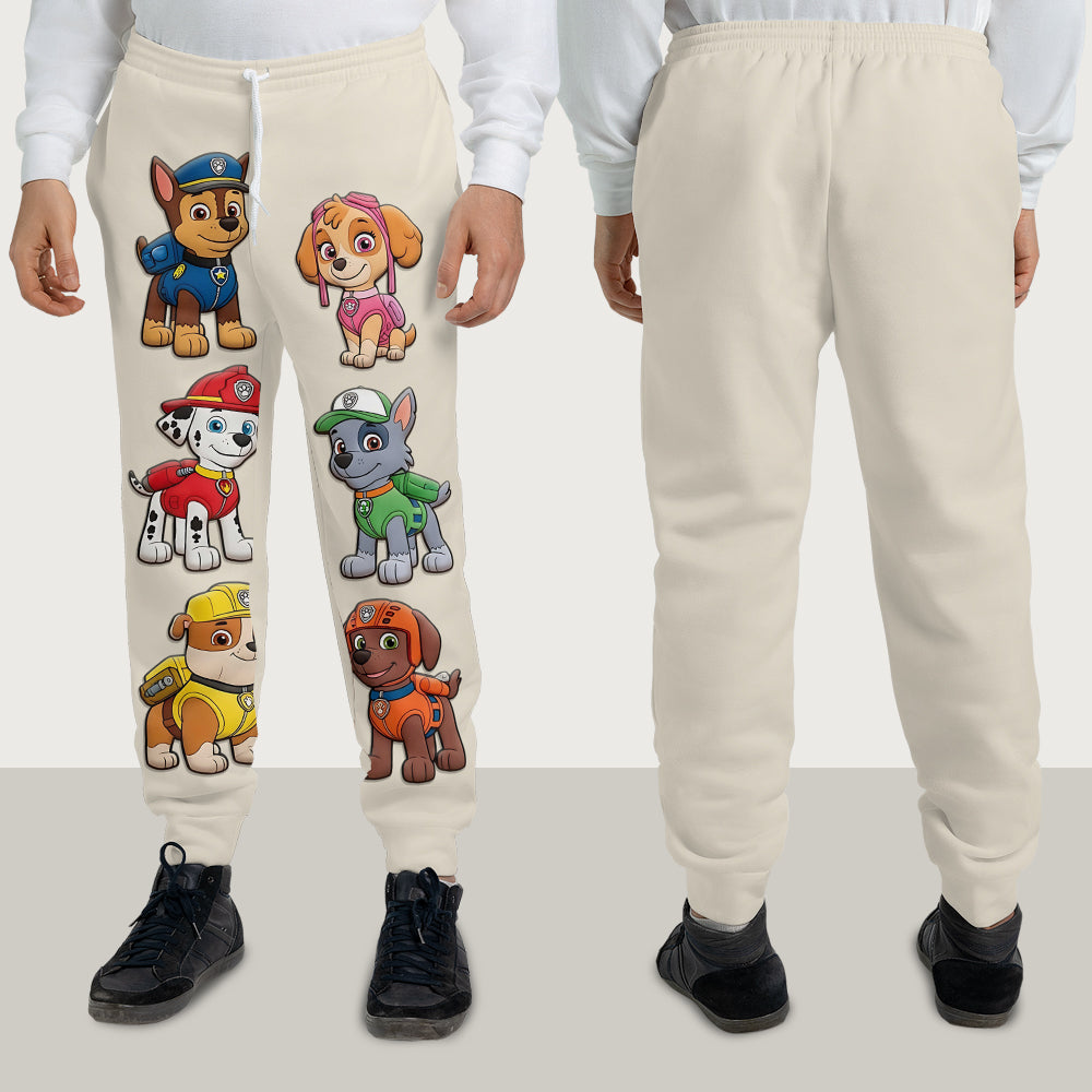 Puppy Rescue Crew - Personalized Paw Patrol Kid Hoodie & Kid Jogger Sweatpants