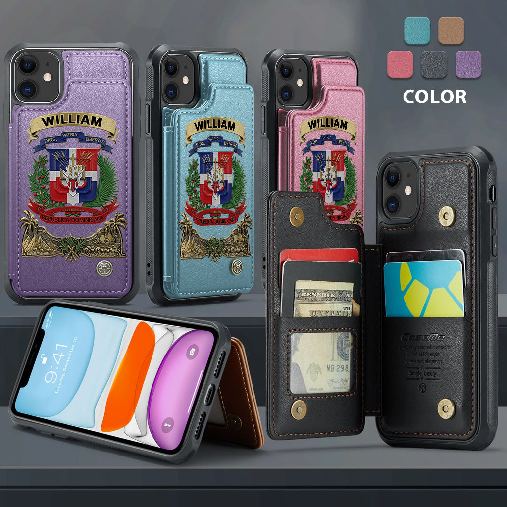 Proud Dominican - Personalized Expats Wallet Phone Case