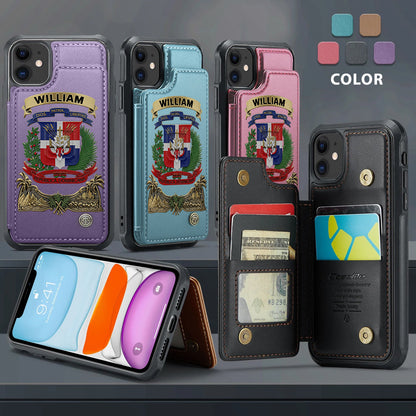 Proud Dominican - Personalized Expats Wallet Phone Case