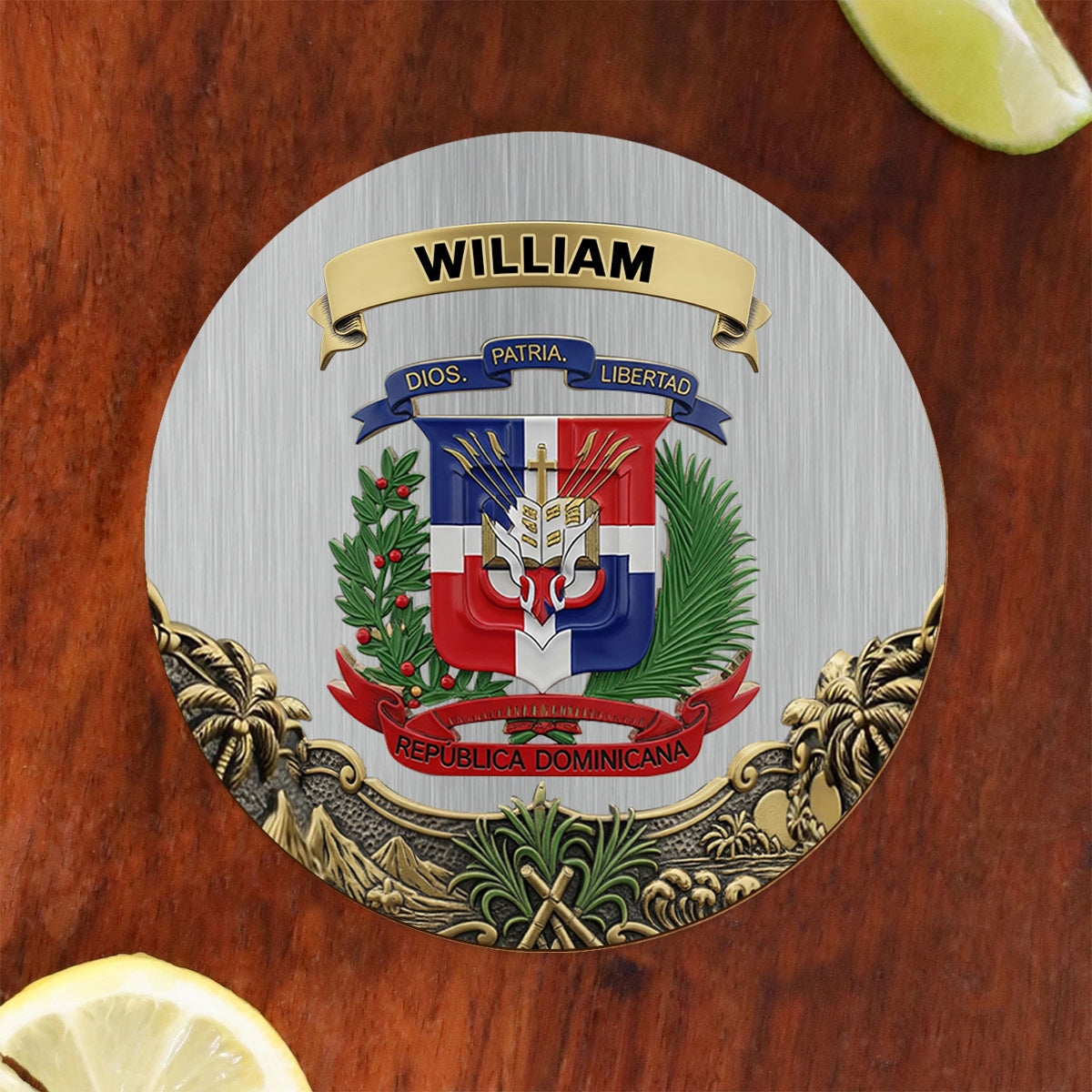 Proud Dominican - Personalized Expats Whiskey Glass