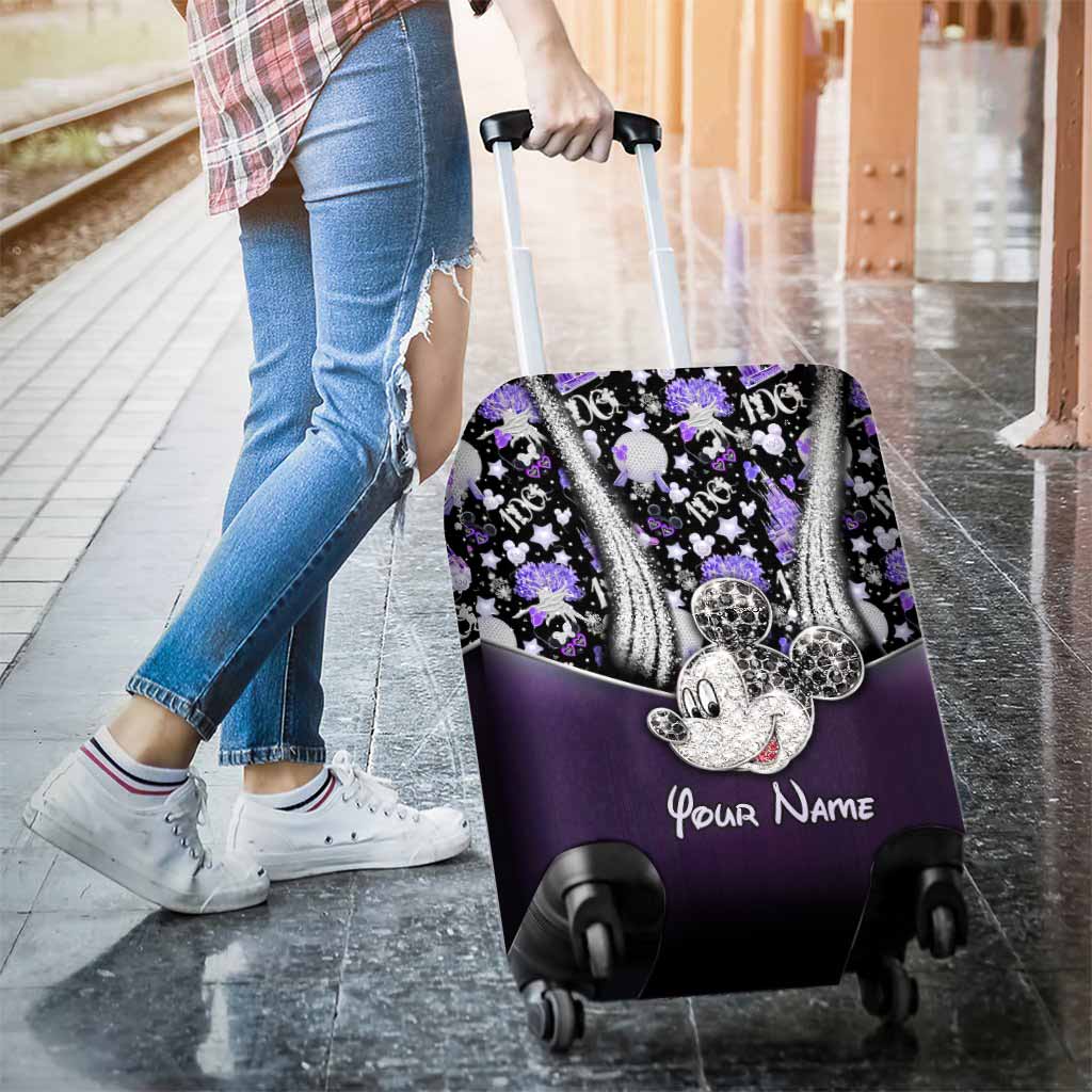 Magic World Is Calling - Personalized Mouse Luggage Cover