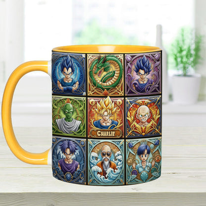 Saiyan Energy Mug - Personalized Seven Balls Accent Mug