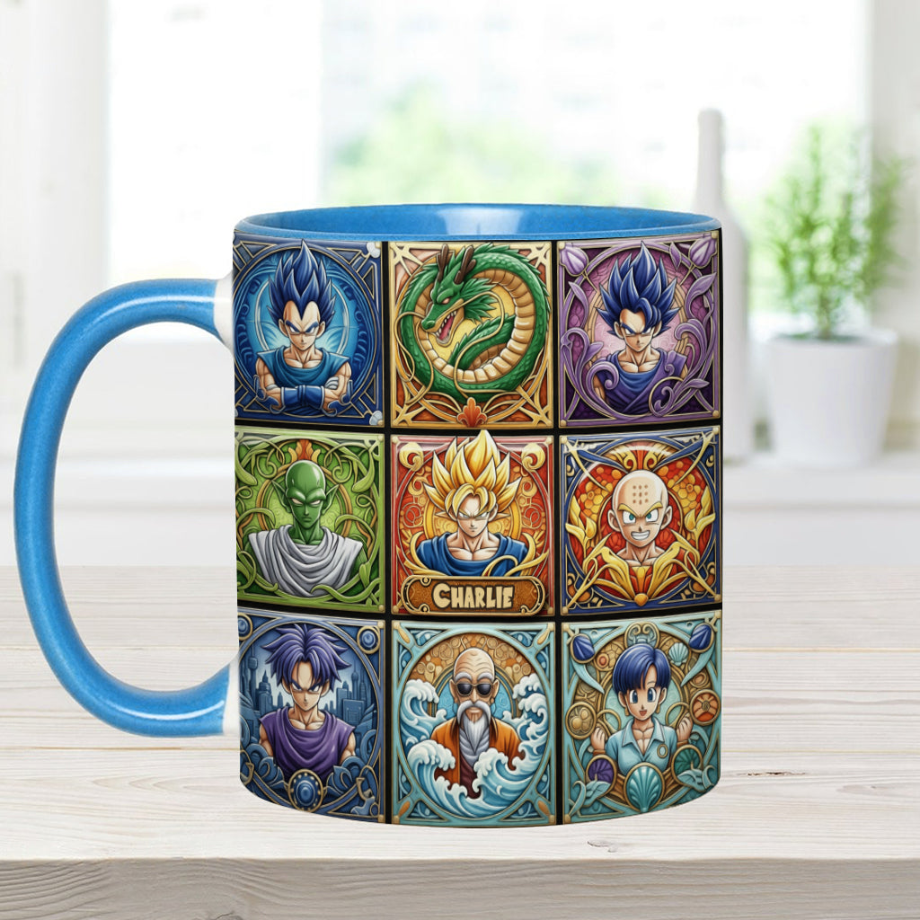 Saiyan Energy Mug - Personalized Seven Balls Accent Mug