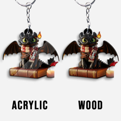 Dragon Book - Personalized Keychain