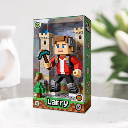 Custom Any Photo - Personalized Block World Custom Shaped Acrylic Plaque