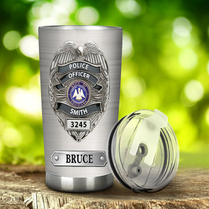 Serve And Protect - Personalized Police Officer Tumbler